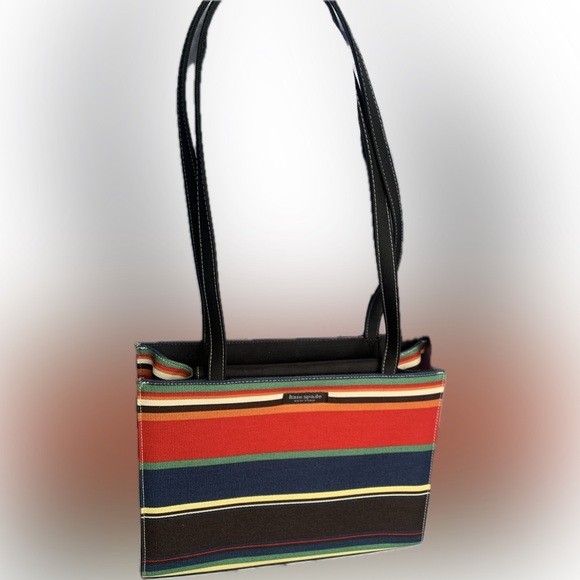 Imitation Kate Spade ♠️ colorful stripped classic colorful striped spring summer - Picture 2 of 7